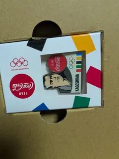 オリンピック ピンバッチ コカ・コーラ 鹿児島　西郷隆盛