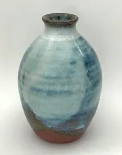 Flower base Sake bottle Karatsu-yaki