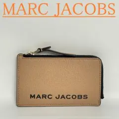 【人気】MARC JACOBS マークジェイコブス パスケース キャメル ロゴ