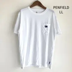 ペンフィールド PENFIELD Tシャツ【LL】半袖 ホワイト シンプル