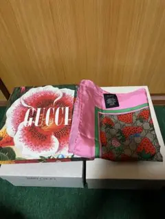 GUCCI strawberry スカーフ グッチ