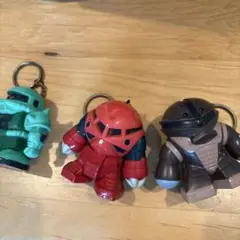 1998年 コンビニ愛テム　ガンダムライト付きキーホルダー　3体