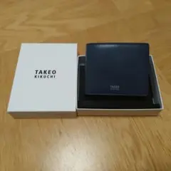 タケオキクチ 二つ折り財布 本革 メンズ TKW-8140123