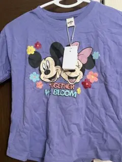 ミッキー ミニー Tシャツ 紫色