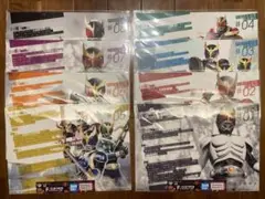 仮面ライダークウガ　一番くじ　F賞　クリアポスター　コンプリートセット