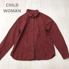 CHILD WOMAN チャイルドウーマン コットン チェック シャツ 長袖