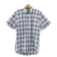【ミチコロンドン】美品！半袖チェックシャツ