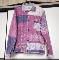 即発送KAPITALキャピタル　バンダナパッチワークシャツジャケット