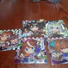 ウマ娘シールセット。まとめ売り。たかにゃん044..