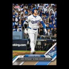 吠える大谷翔平! ポストシーズン初ホームラン Topps NOW 801