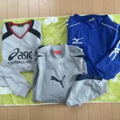 サッカーウェア 3点セット asics Puma Mizuno