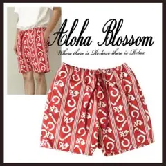 ○★新品 未使用 Aloha Blossom かまわぬ コラボ ショートパンツ