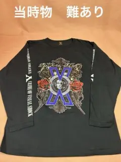 当時物 X JAPAN Violence In Jealousy ロンT 黒