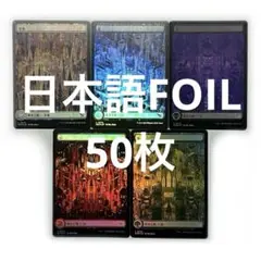 MKM フルアート 日本語FOIL各10枚 カルロフ邸殺人事件 基本土地基本地形