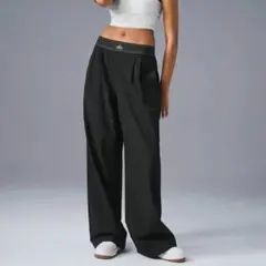 Alo Yoga パンツ ボトム トラウザー アローヨガ M 黒