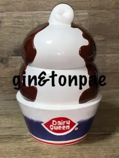 アメトイ デイリークイーン ヴィンテージ クッキージャー 陶器 レア