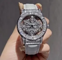 【限定モデル】スノーフレーク×スケルトンブリンレザーブリンウォッチ