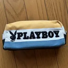 PLAYBOY 筆箱 黄×白×青