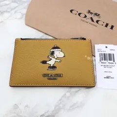 COACH スヌーピー コラボ コインケース カードケース 人気 完売品