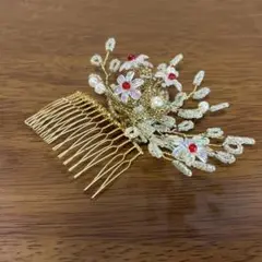 【即発送】 ヘッドドレス 花モチーフ