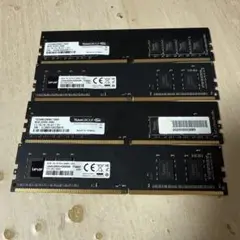 【動作確認済み】Lexar製 PC4-2666v 32GB(8GB×4枚)