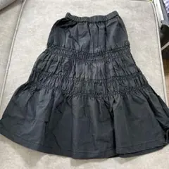 チャオパニックティピー　黒いキッズスカート M (110-120)