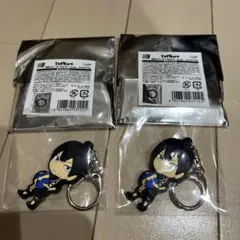 匿名配送 とれトレ ハイキュー 両面ラバーキーホルダー 影山飛雄 2個セット