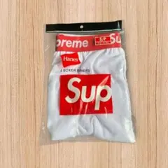 【新品未開封】SUPREME ボクサーパンツ Sサイズ 白 1枚