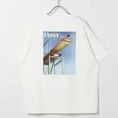LEPSIM 【The Saturday Evening Post】プリントT