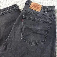90s リーバイス560 USA製 ワイド ブラックデニムパンツ W38 L34