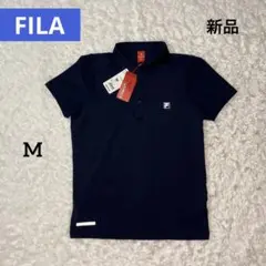 フィラ FILA ポロシャツ 半袖 新品 メンズ ネイビー