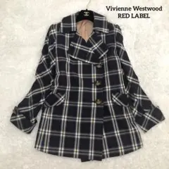 Vivienne Westwood RED LABEL チェック 柄ハーフコート