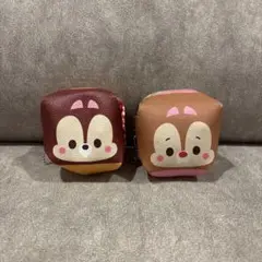 【ディズニー】　チップとデール　ポーチ2個セット