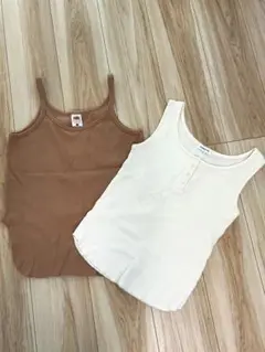 キャミソール&タンクトップ 2色セット