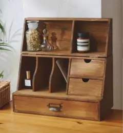 サリュ リサイクルウッドツールトランク 「新品」〈匿名発送〉