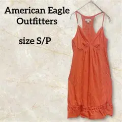 American Eagle Outfitters キャミワンピース オレンジ