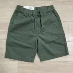 未使用！ユニクロ　オリーブグリーン ハーフパンツ