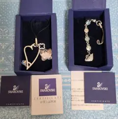 SWAROVSKI スワロフスキー ストラップ 2点セット
