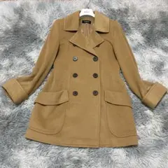 ♡FOXEY フォクシー♡ ウールダブルコート 冬 カシミヤ混 ベージュ