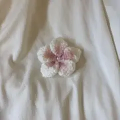 プレメリア　ハイビスカス　編み物　毛糸