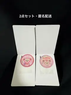 ダッフィー＆フレンズ カラフルハピネス ワッペン シェリーメイ 2点セット