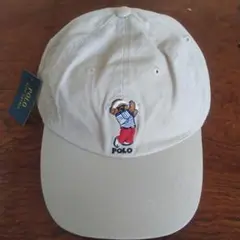 POLO Ralph Lauren ベージュ キャップ