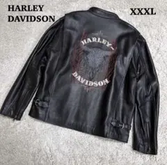 HARLEY DAVIDSON レザージャケット XXXL ブラック