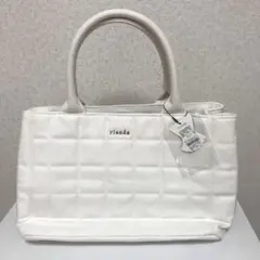 新品未使用タグ付き　リエンダ　トートバッグ　ホワイト
