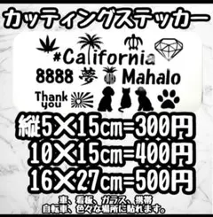 オーダーステッカー　カッティング　名前　子供　車　バイク　シール　自転車　看板