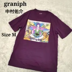 graniph グラニフ 中村祐介 サーフブンガクカマクラ Tシャツ パープル