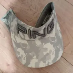 PING グレー カモフラージュ キャップ