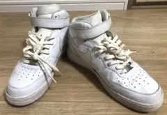 NIKE Air Force 1 Mid 07 ホワイト bboy エアフォース