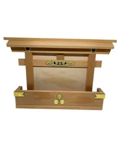 木製伝統的神社スタイル宝くじいれ