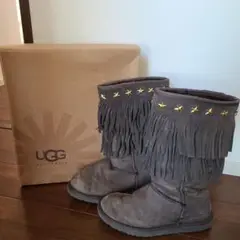 JIMMY CHOO×UGG ムートンブーツ 25 24 スタッズ